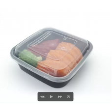 500ml/16oz Square Meal Prep Containers